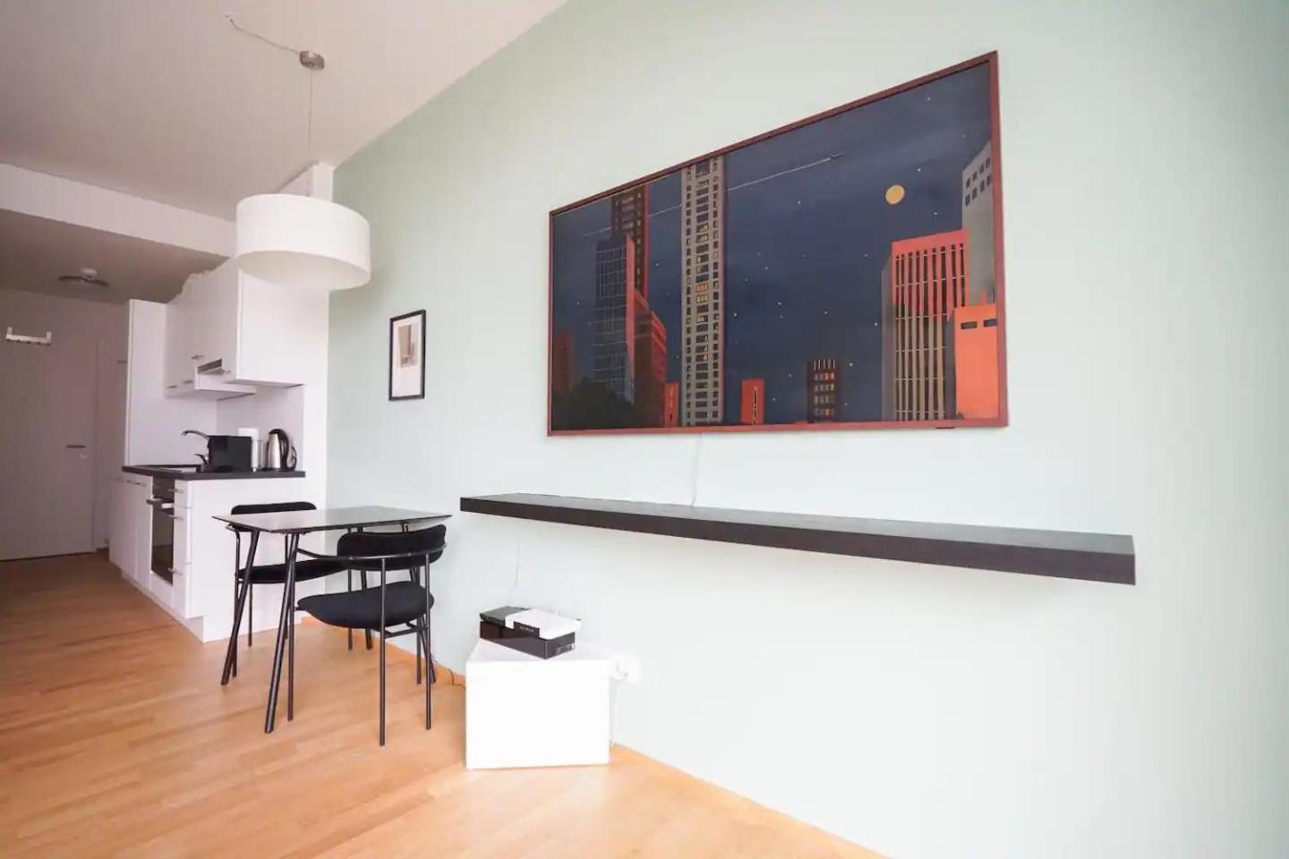 Ferienwohnung Exquisite Studio With Rooftop Pool Wien Exterior foto